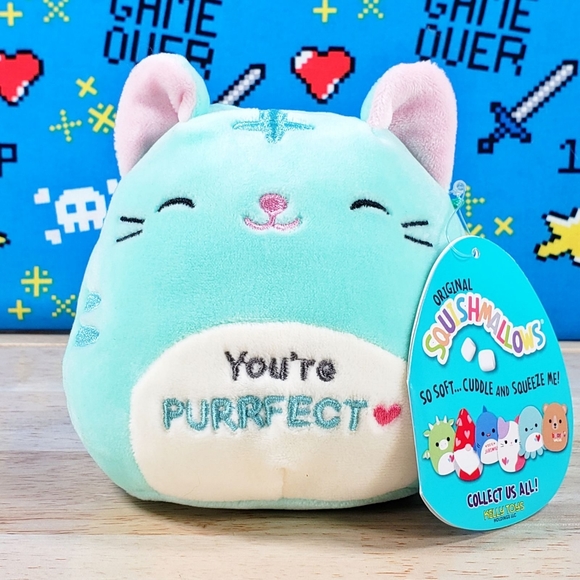 Squishmallow Jules the Mint Cat 4.5